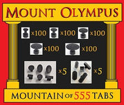 Mount Olympus 555 Tabs - FREE SHIPPING